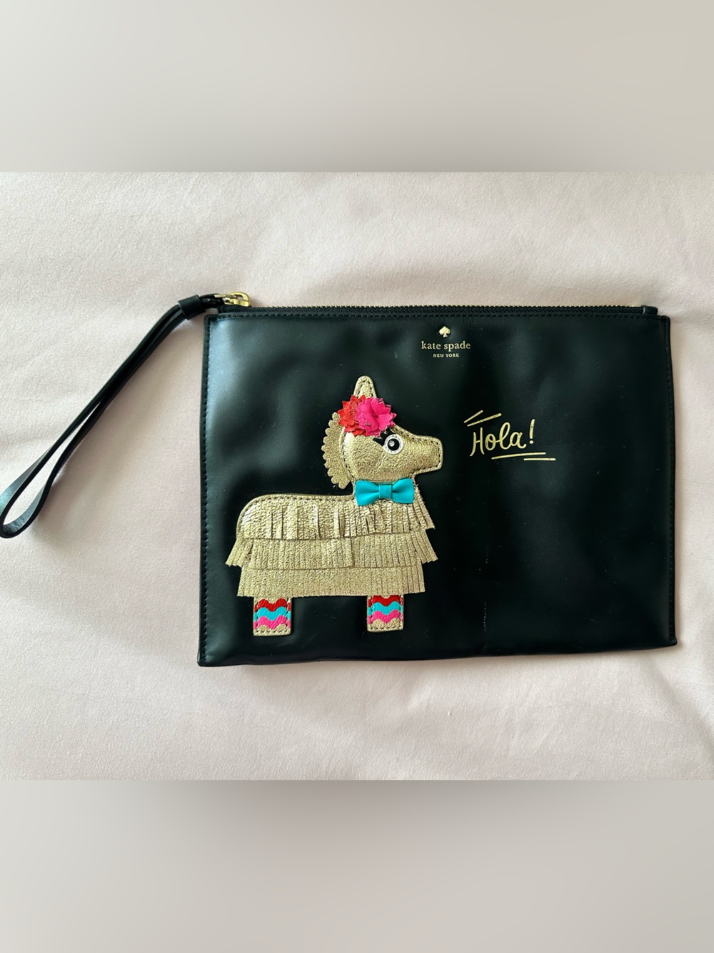 Kate Spade New York Haute Stuff Piñata Hola Bella Pouch Wristlet Clutch